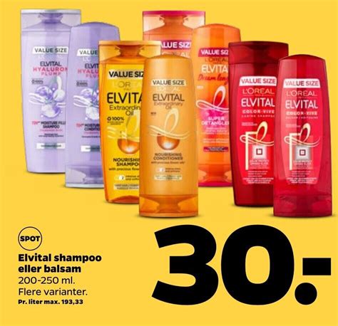 Elvital Shampoo Eller Balsam Tilbud Hos Netto