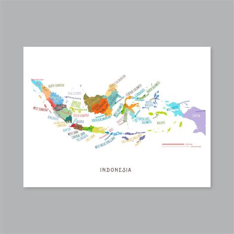 Indonesia Map, PRINTABLE Indonesia States and Capitals, Labeled ...