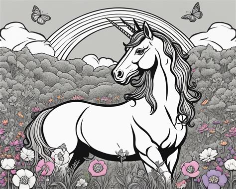 Unicornio Para Colorear Imprime Y Pinta Mágia