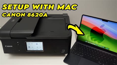 How To Setup With Mac Your Canon Pixma TR8620a TR8622 Printer YouTube