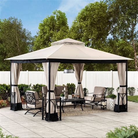 Sunjoy Outdoor Patio Canopy Gazebo Backyard Metal Gazebo Kits For Sale Golden Bull Marketing