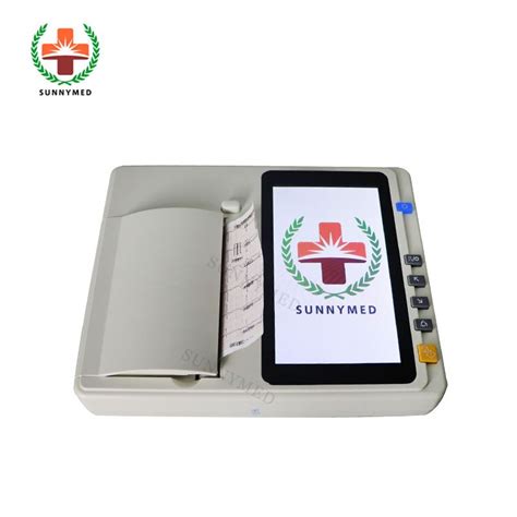 Sy H006 Medical Hospital Equipment Touch Screen Digital Six Channel ECG