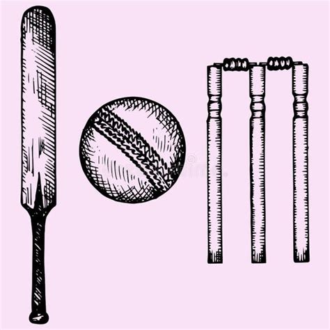 Cricket Bat Sketch Stock Illustrations – 367 Cricket Bat Sketch Stock ...