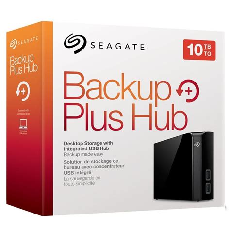 Seagate Backup Plus Hub Tb Black External Hard Drive At Rs