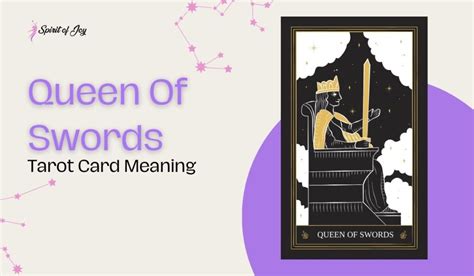 Queen Of Swords Tarot Card Meaning