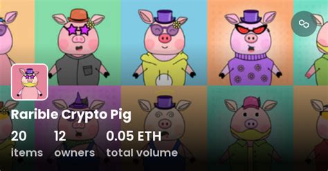 Rarible Crypto Pig Collection Opensea