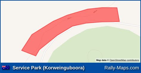 Service Park Korweinguboora Stage Map Begonia Rally 1982 Vrc 🌍