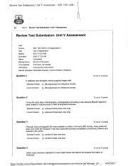 ART 1301 Unit V Pdf E Review Test Submission Unit V Assessment W ART