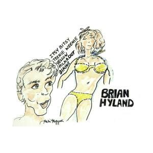 Brian Hyland Itsy Bitsy Teenie Weenie Yellow Polkadot Bikini Mixed Media By Geraldine Myszenski