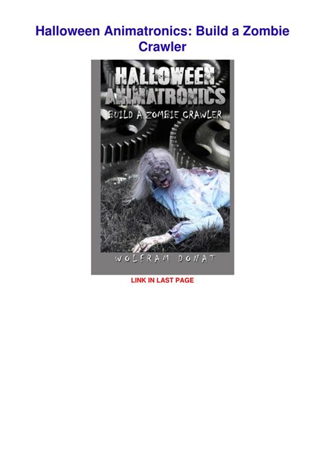 PPT - [PDF READ ONLINE] Halloween Animatronics: Build a Zombie Crawler ...