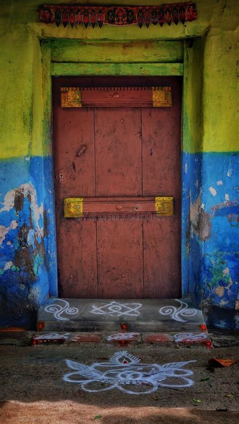 Old Door Architecture In Downtown Lima Peru South America Stock