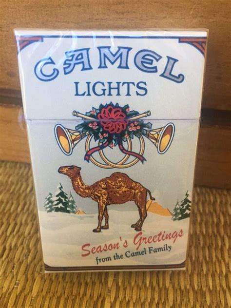 Camel Holiday Lights Collectors Cigarette Hard Pack Seasons Greetings