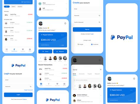 Paypal App Redesign By Arsalan Siddique On Dribbble