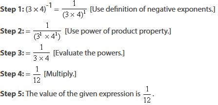 Definition and examples of negative exponent | define negative exponent - algebra - Free Math ...