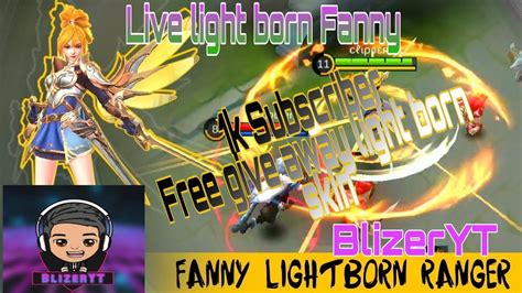 1k Subscriber Free Give Away Light Born Skin Mobile Legends Bang Bang