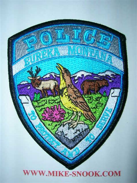 Mike Snooks Police Patch Collection State Of Montana