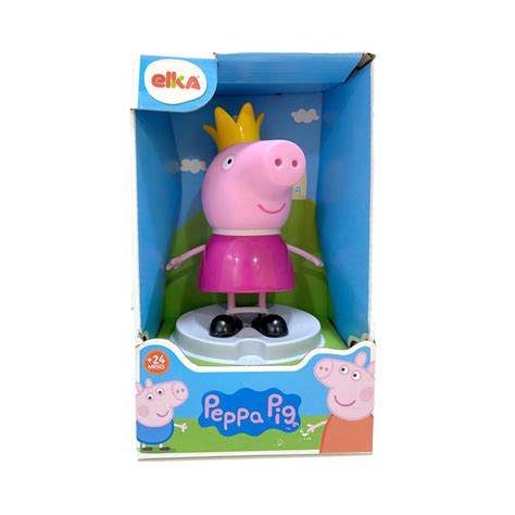 Boneca Peppa Pig Princesa Em Vinil Elka Shopee Brasil