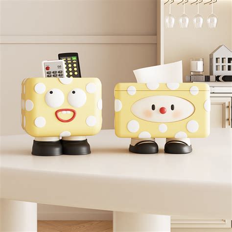 Whimsical Creamy Cartoon Storage Box,Tissue Box - Fantastic Gifts ...