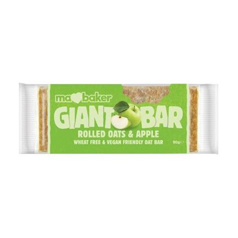 Овсяный батончик Ma Baker Giant Bar Яблоко 90 г купить на Eva Ua