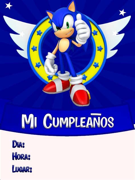 Cumpleaños Sonic Pokemon I Party Lego Birthdays Invitations Sonic