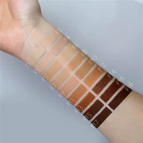 Makeup Revolution Foundation Swatches - Mugeek Vidalondon