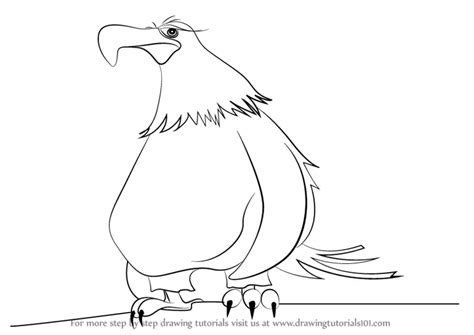 How to Draw Mighty Eagle from The Angry Birds Movie (The Angry Birds ...