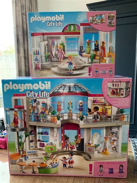 Playmobil - City life - 5485 + 5486 - Mall Winkelcentrum + - Catawiki