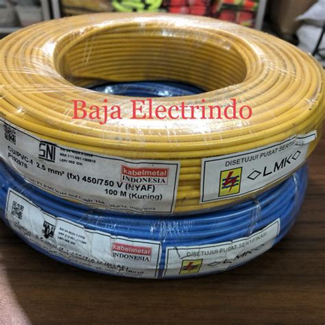 Jual Kabel Serabut NYAF 2 5MM 1x2 5 2 5mm Merk Metal KMI Per100mtr