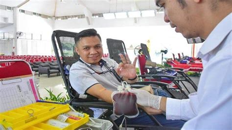 Peringati Hari Donor Darah Sedunia Pusri Kumpulkan Ratusan Kantong