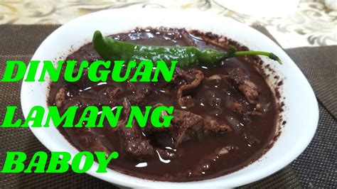 Dinuguan Laman Loob Ng Baboy Youtube