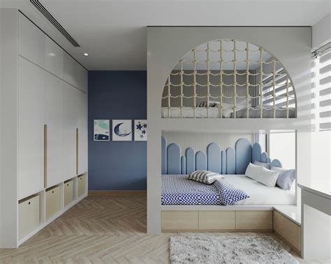 Kid Bedroom in blue on Behance