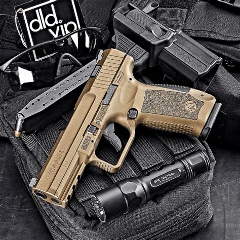 Canik Tp9da 9mm Burnt Bronze Cerakote Canik Tp9da Strik