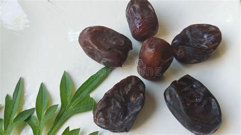 Kurma Es La Fruta Secada De La Palma Snacks T Picos De Ramadhan Que Se