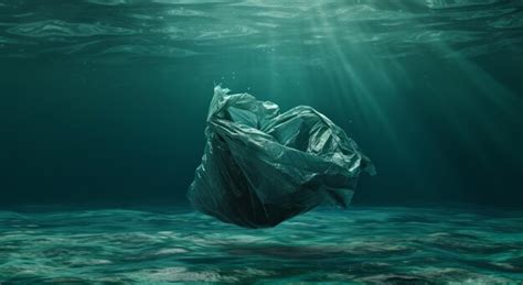 Premium Photo Ocean Sea And Garbage Floating Underwater In Dirty