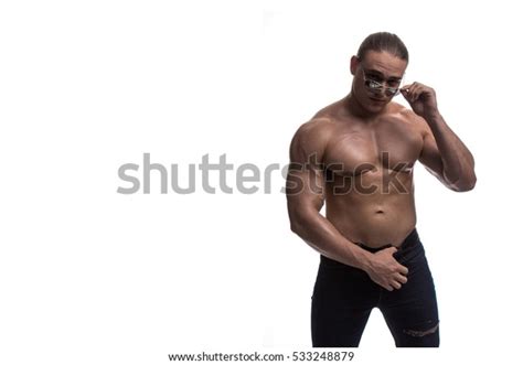 Naked Torso Male Bodybuilder Athlete Studio Stock Photo 533248879 Shutterstock