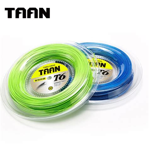 1 Reel 200m TAAN T6 Tennis Racket String 1 18mm High Flexibility Tennis