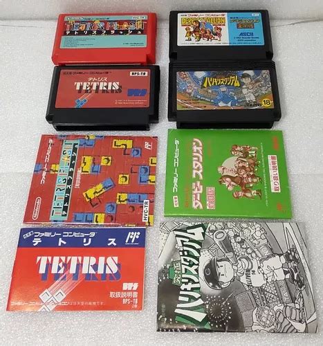 Lote De Jogos Famicom Nes Original Japon S Pinos Parcelamento