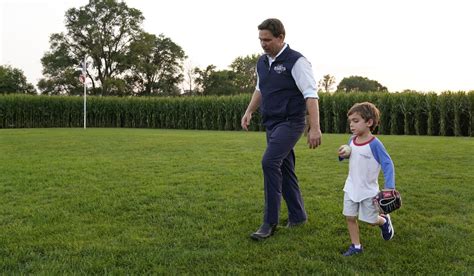 Ron DeSantis, family head to Iowa's 'Field of Dreams' - Washington Times