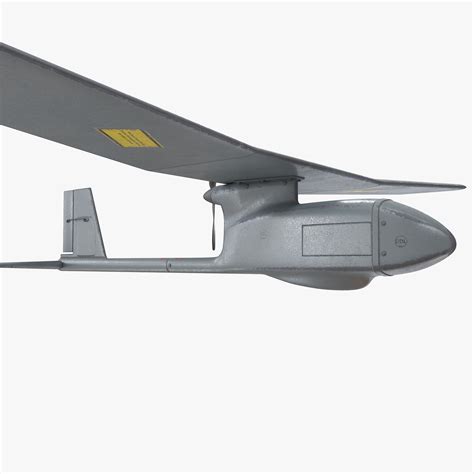 Raven UAV Weathered 3D Model $39 - .3ds .dae .dxf .fbx .max .obj .ma