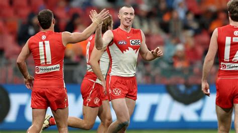 Afl Results 2024 Gws Giants Vs Sydney Swans Round 15 Updates Stats