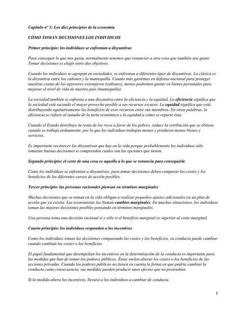 10 Principios De La Economia PDF