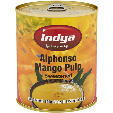 Indya Alphonso Mango Pulp 850g Woolworths