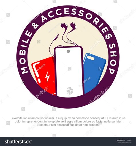 Mobile Accessories Logos Images Stock Photos Vectors