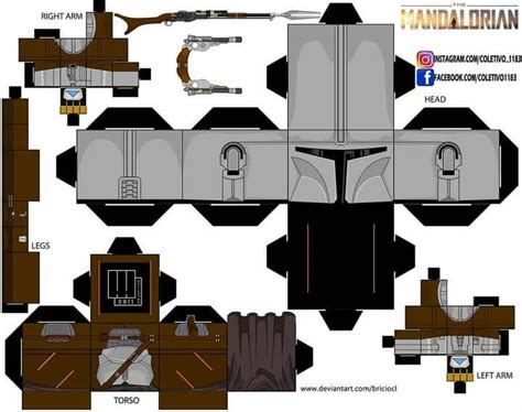 Papercraft The Mandalorian Tszaleksandr