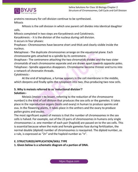 Selina Solutions Concise Biology Class 10 Chapter 2 Structure Of