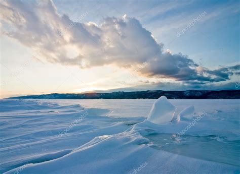 Lake Baikal, winter — Stock Photo © shamanov #4360479