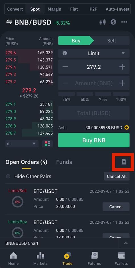 How To View My Spot Trading Activity Binance Support