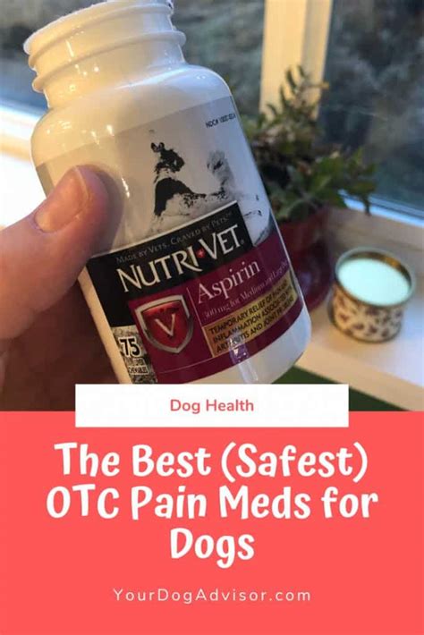 safest otc pain meds  dogs  dog advisor