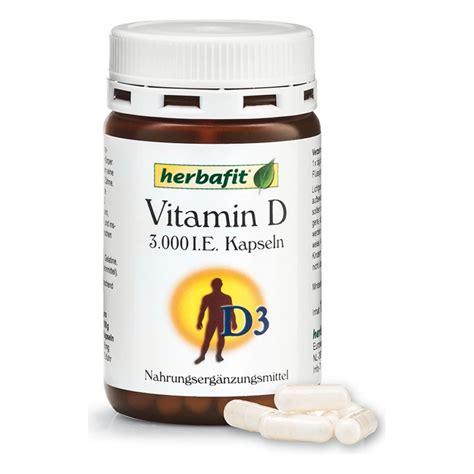 Vitamin D3 3000 I.E. 120 cps Krauterhaus Sanct Bernhard - Pharmacy & BIO