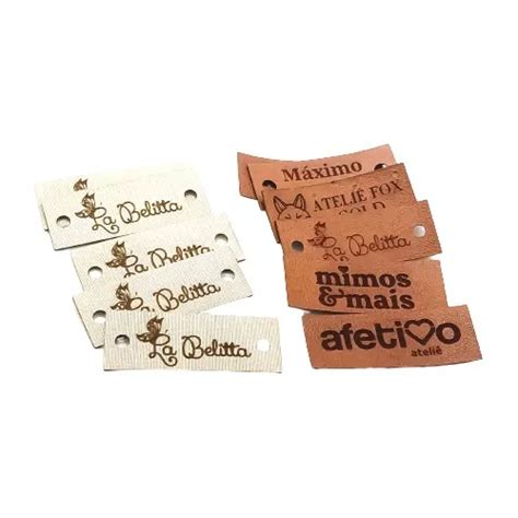 Etiqueta Sintética Cor Nude Personalizada x Cm Unid Parcelamento sem juros